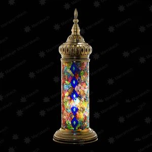 مصباح طاولة زجاج الفسيفساء